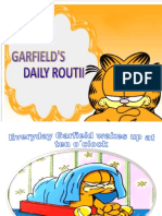 Garfields Daily Routine Video Movie Activities - 11086