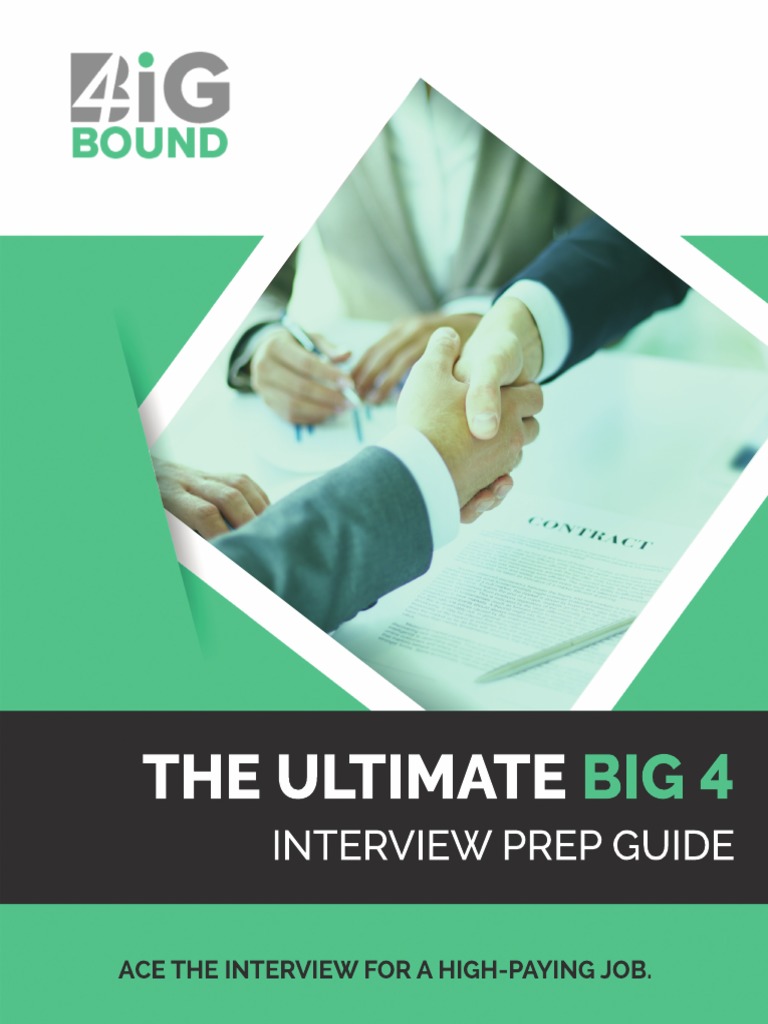 Big 4 Interview Preparation Guide | PDF | Fraternities And Sororities ...