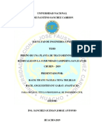 Diseño de Planta de Tratamiento PDF