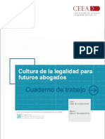 Cultura de La Legalidad para Futuros abogados-CEEAD PDF