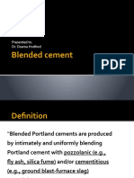 Blended Cement: Presented To: Dr. Osama Hodhod