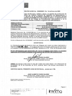 Aviso 2020000021 Del 14 de Enero de 2020 Proceso Numero 201603007