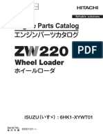 ZW220 - 6HK1-XYWT01-5 Engine