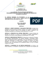 Acuerdo 034 Estatuto Tributario Polonuevo 2014 Original