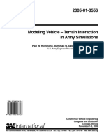 Modeling Vehicle-Terrain Interaction in Army Simulations