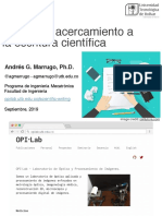 Un Primer Acercamiento A La Escritura Científica: OPI Lab