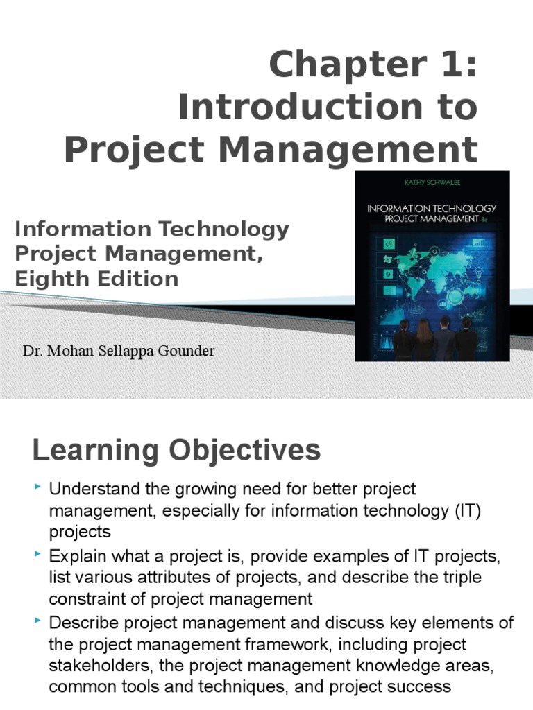 Lecture 1 Chapter 1 | PDF | Project Management | Project Management ...