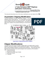 Asymmetric Clipping Modification: ITS8 (Ibanez Tube Screamer 808 Replica) Modification Instructions