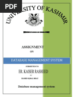 It Assignment Dbms