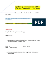 Writing For Psychology International Edition 4th Edition by Mark L. Mitchell - Test Bank