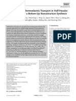 Zhao, H - Engineering-the-Thermoelectric-Transport-in-HalfHeusler-Materials-through-a-BottomUp-Nanostructure-Synthesis - 2017