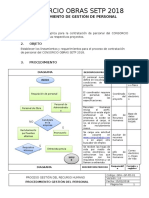 Procedimiento Gestión de Personal