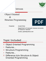 Difference Between Oop &amp STRCTR PRGMNG