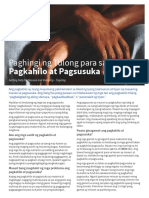 Getting Help For Nausea and Vomiting Tagalog PDF
