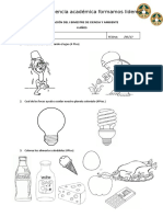 Evaluacion I Bimestral Ciencia y Ambiente