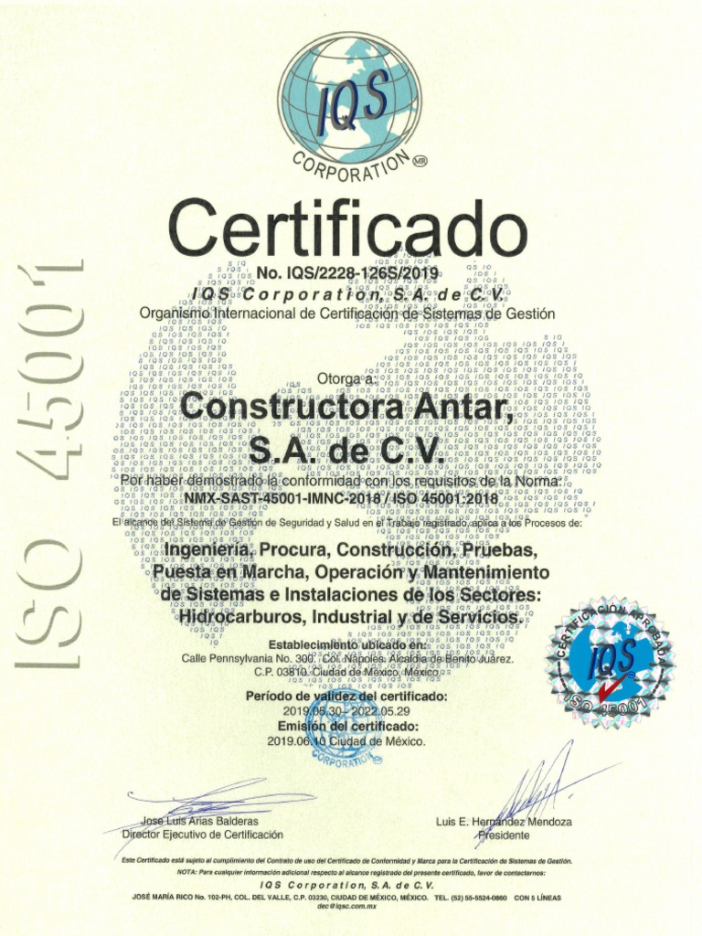 ISO 45001 Esp PDF | PDF