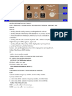 Outflow Valve Manual (MAN) Switches