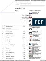 TVS Wego Spare Parts Price List May 2020 PDF