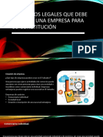 Requisitos Legales Constitucion Empresa PDF