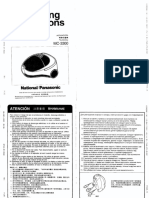 инструкция Panasonic panasonic_mc_3300