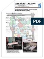 Diseño Estructural de Una Viga de Cartón PDF