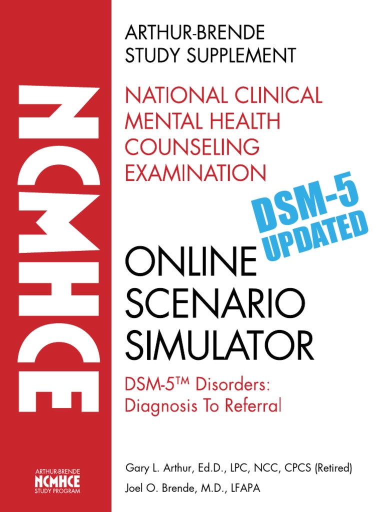 NCMHCE Study Supplement PDF PDF Mental Disorder Medical Diagnosis pic pic