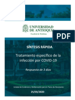 UdeA-UNED SintesisRapida COVID19-Tratamiento 25MAR2020 PDF