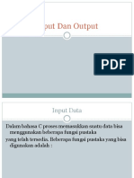 Input Dan Output