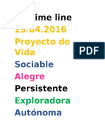 My Time Line-Cualidades Bely