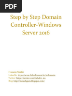 Step by Step Installation of Windows Server 2016 Domain Controller