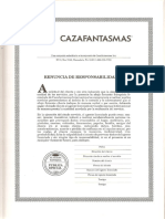 Documentos Cazafantasmas ROL