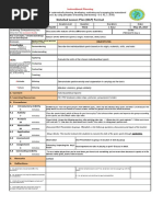 Detailed Lesson Plan (DLP) Format: Learning Competency/Ies: Code: Peh11Fh-Iia-1