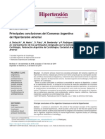 2019 Principales Conclusiones Del Consenso Argentino de Hipertensión Arterial