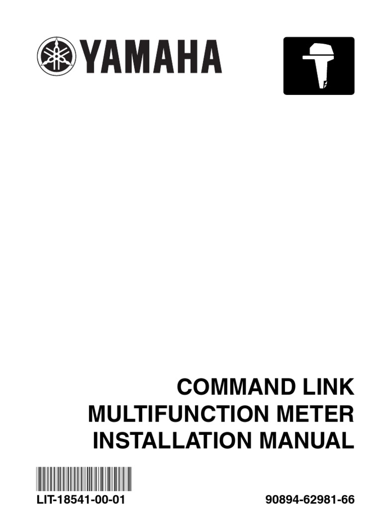 Yamaha Command Link Installation Guide | PDF | Electrical Connector