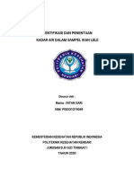 Laporan Kimia Pangan Kadar Air PDF