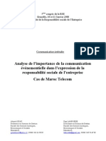 Analyse de Limportance de La Communication Evenementielle D