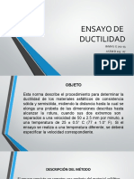 Ensayo de Ductilidad