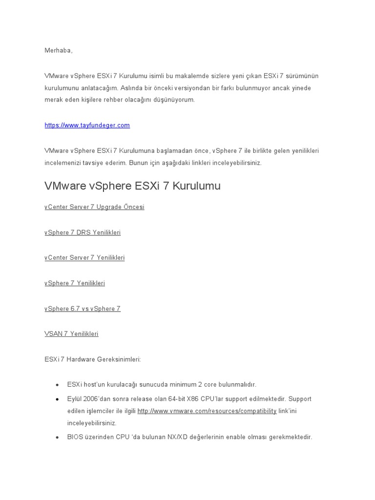 how to install esxi 7 on server