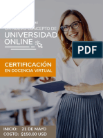 Brochure Curso Certificacion Docente Virtual UBJOnline