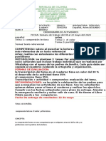 Guia de 3 Español y Artes 8al 22 de Mayo