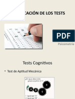 CLASIFICACIÓN DE LOS TESTS