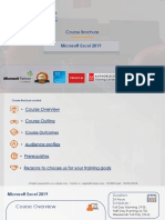 CLS Microsoft Excel 2019 Course Brochure PDF