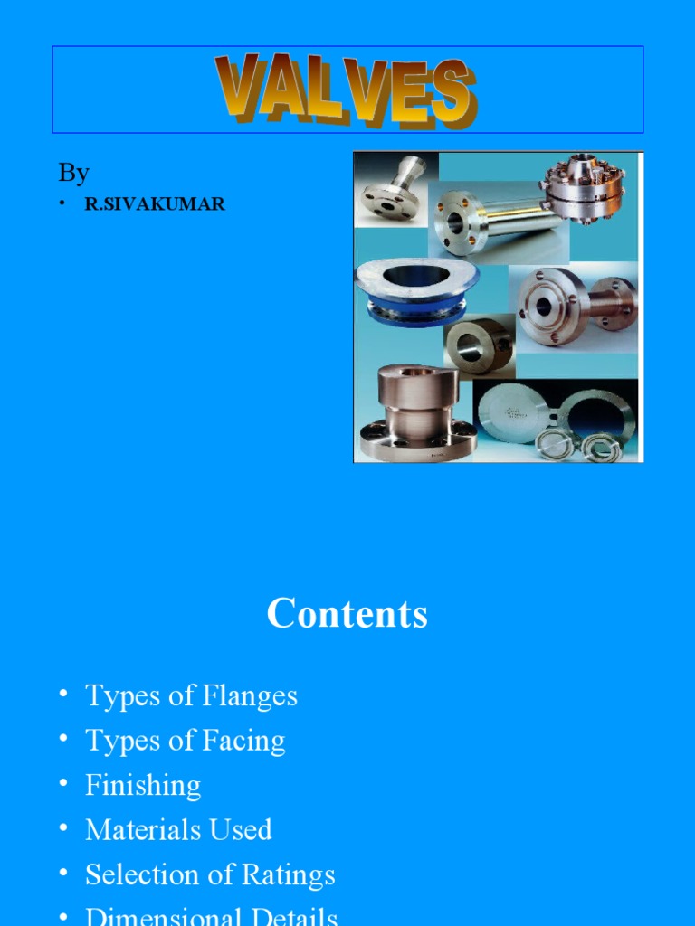 Types and Specifications of Flanges | PDF | Pipe (Fluid Conveyance ...