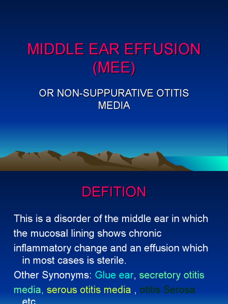 04.middle Ear Effusion PDF Human Head And Neck Medical Specialties