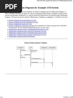 Interaction Diagrams For Example ATM System