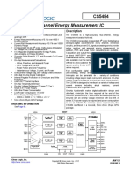 Four Channel Energy Measurement IC: & Description