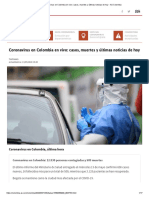 Coronavirus en Colombia en Vivo - Casos, Muertes y Últimas Noticias de Hoy - AS Colombia