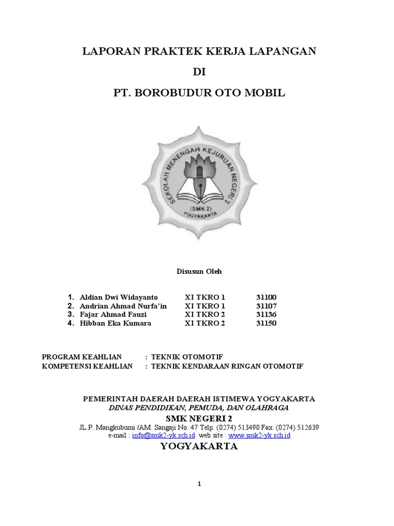 Laporan Pkl Mitsubishi Doc