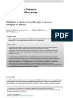 Gestão da hemostasia em pacientes com discrasias hemorrágicas