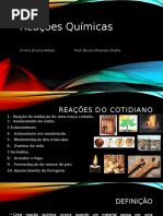 Reações químicas